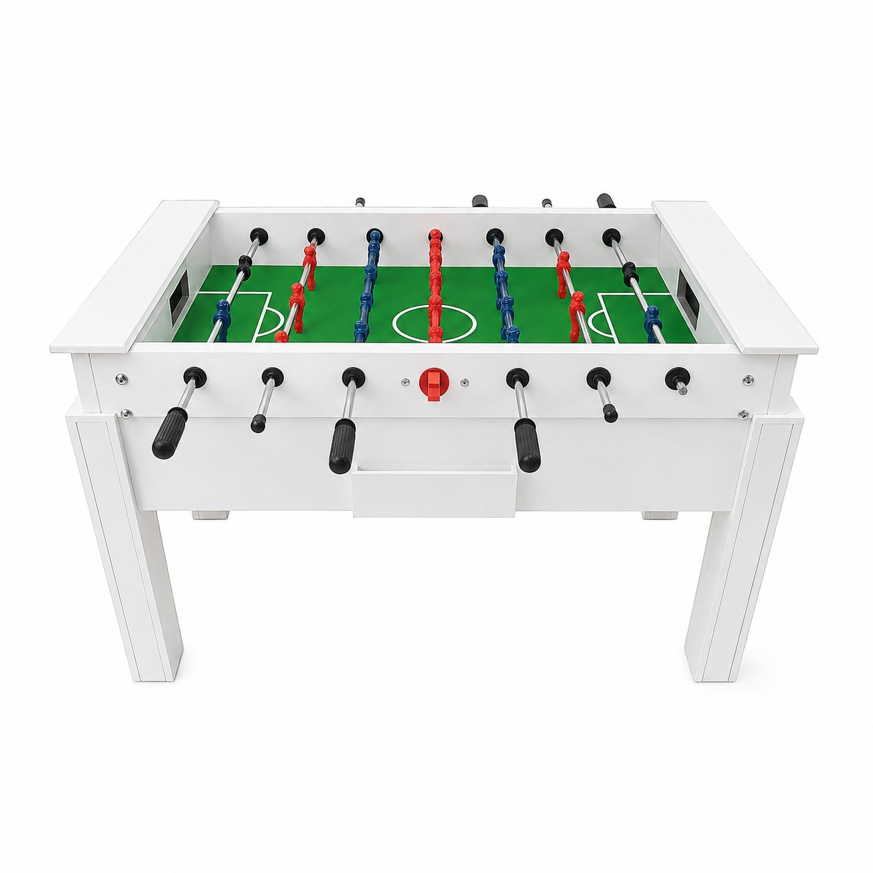 Mesa de Pebolim/Totó Oficial White com Ferros Embutidos Dinâmica Diversões