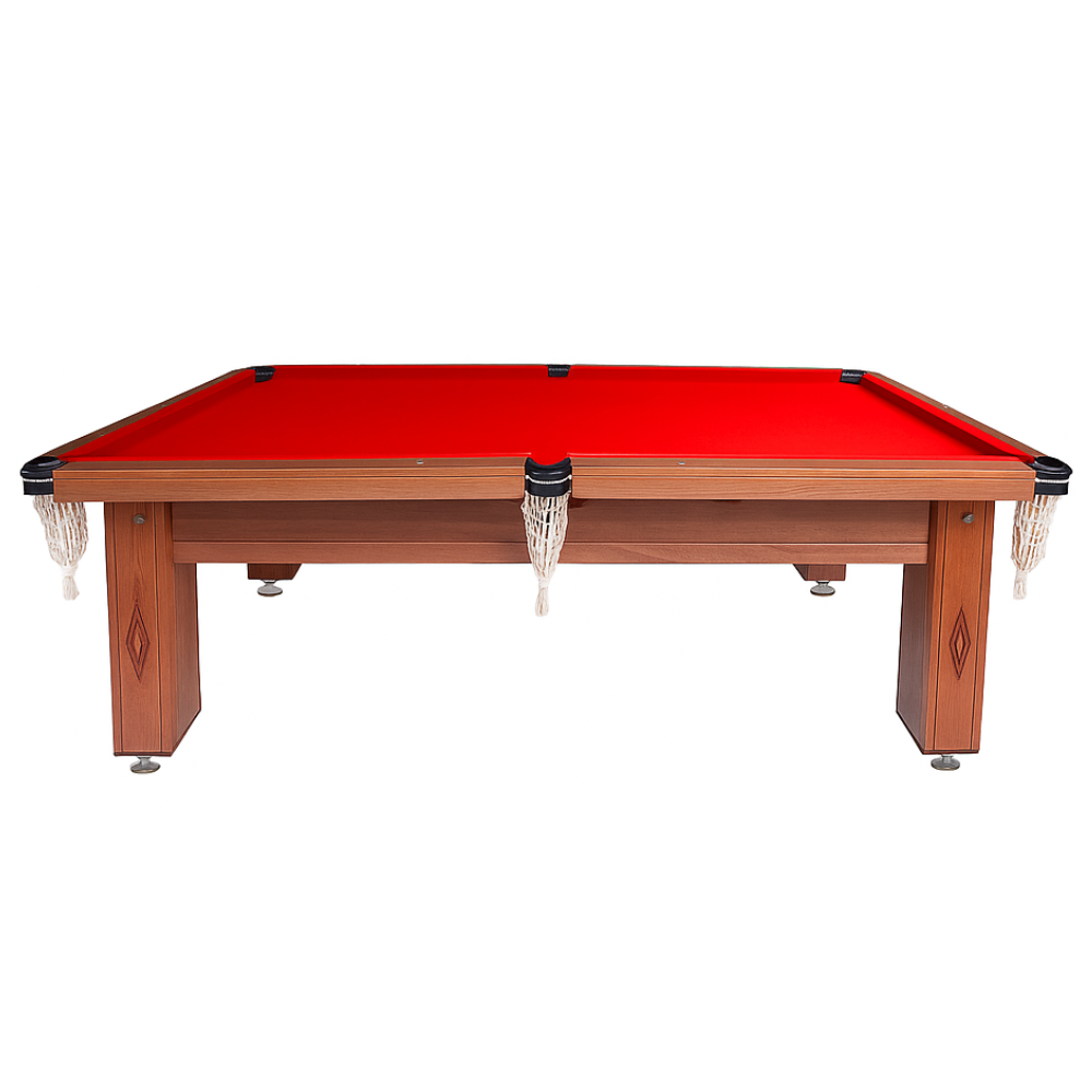 Mesa de Sinuca/Bilhar Classic Red Semioficial 2,20x1,20m Dinâmica Diversões