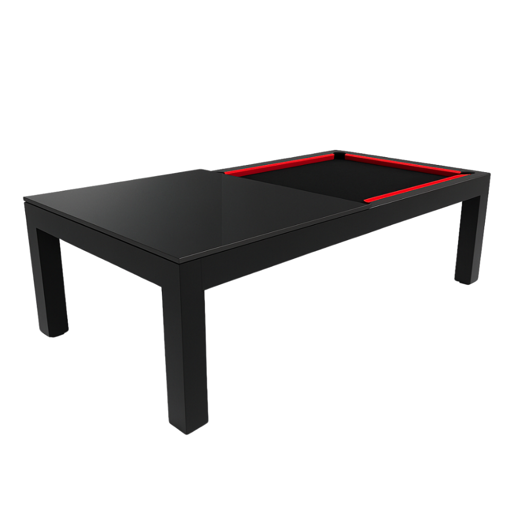 Mesa de Sinuca/Bilhar e Jantar Premium Black 2,32x1,32m Dinâmica Diversões Mesa de Sinuca/Bilhar e Jantar Premium Black 2,32x1,32m Dinâmica Diversões