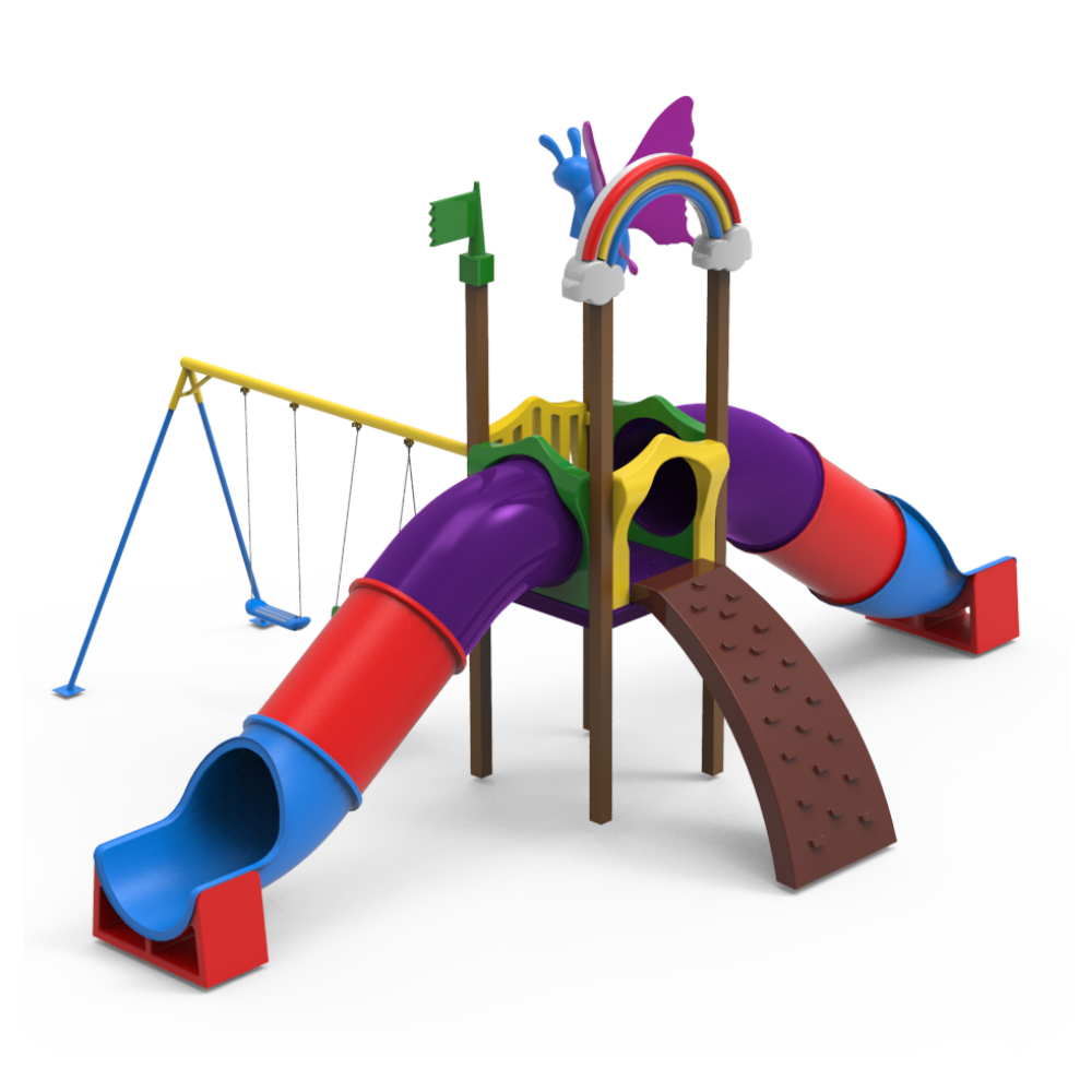 PLAYGROUND MODULAR REINO DO ARCO ÍRIS I