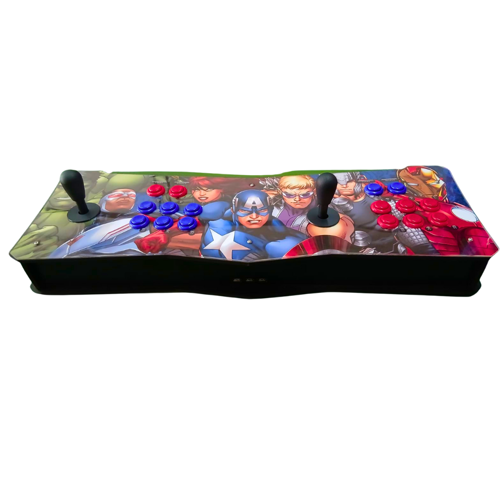 Painel com Controle Duplo Arcade e 20.000 Jogos