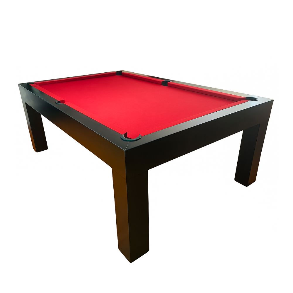 Mesa de Sinuca/Bilhar Premium Black/Red 2,32x1,32m Dinâmica Diversões Mesa de Sinuca/Bilhar Premium Black/Red 2,32x1,32m Dinâmica Diversões