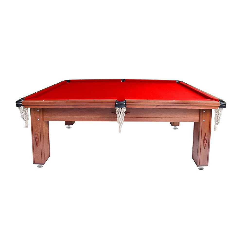 Mesa de Sinuca/Bilhar Classic Red Semioficial 2,20x1,20m Dinâmica Diversões