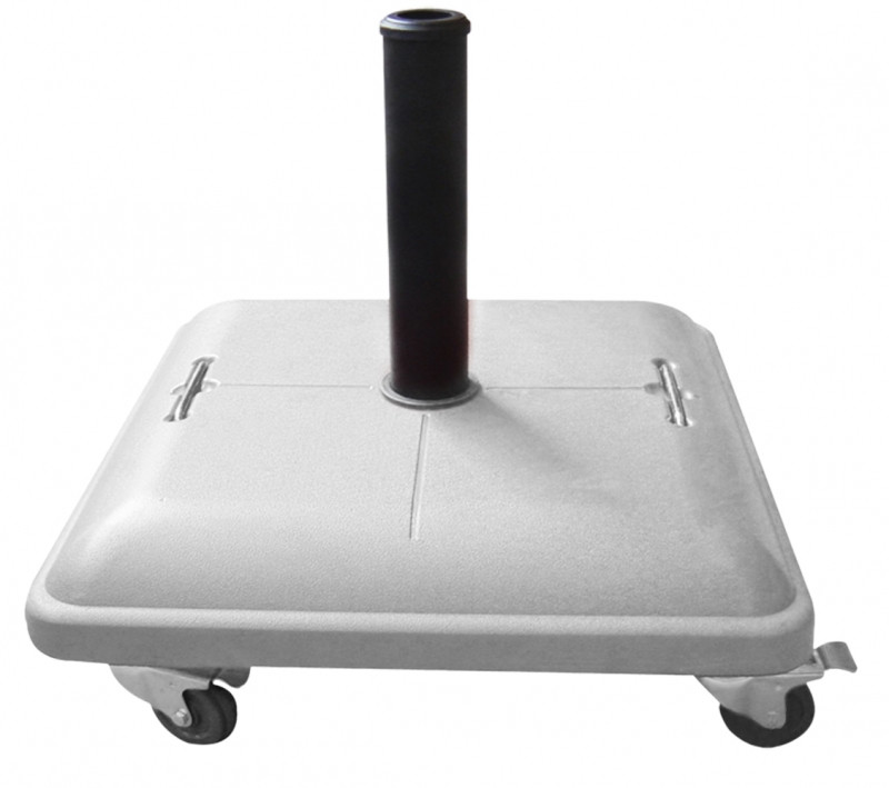 Base em Concreto Expandido com Rodinhas 37 Kg Base em Concreto Expandido com Rodinhas 37 Kg