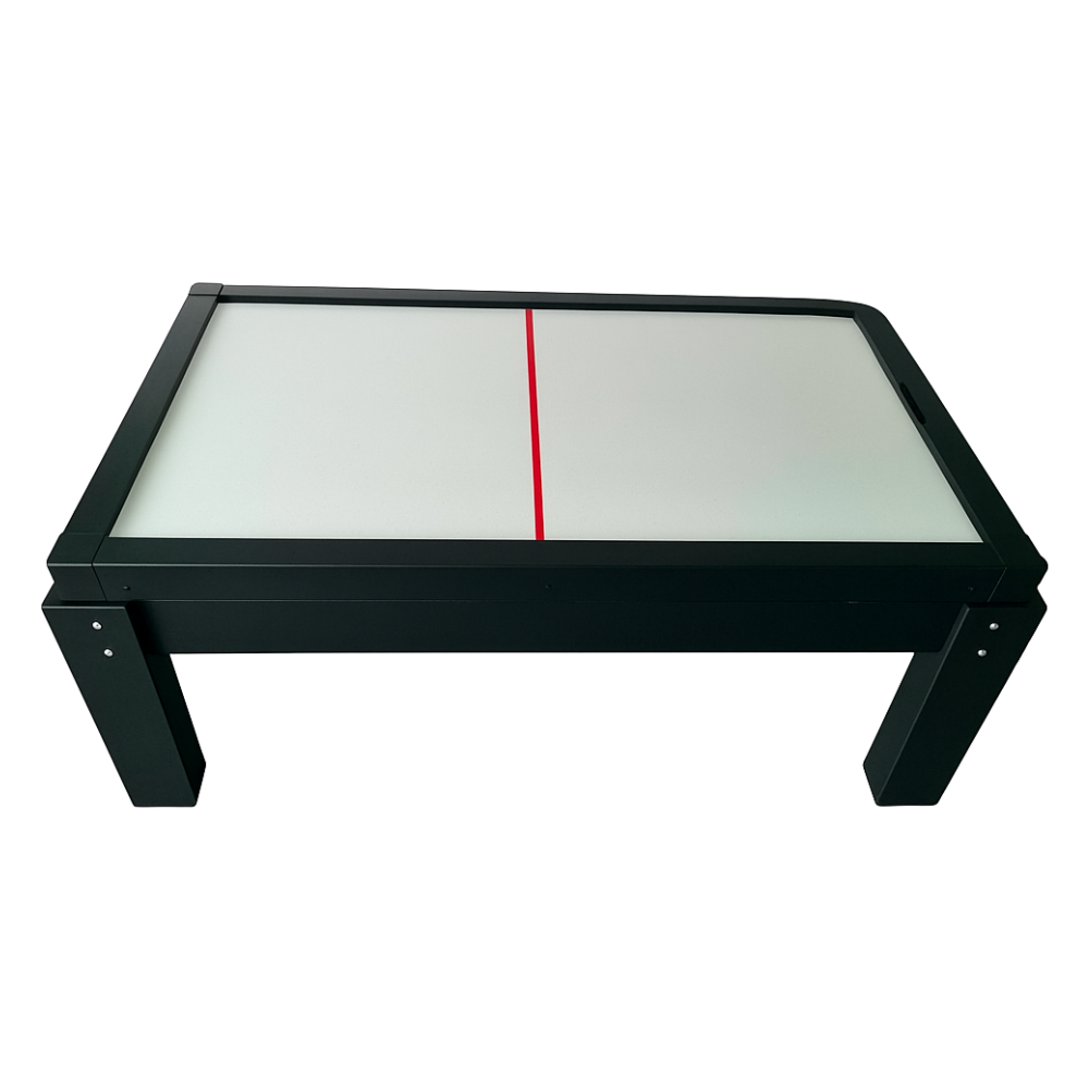 Mesa de Aero Hockey/Air Game Black em Madeira Maciça Dinâmica Diversões